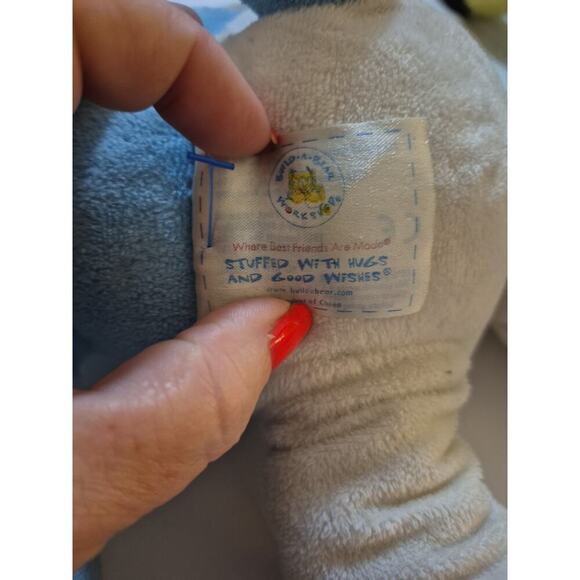 Build A Bear BAB Baby Smurf 16" Plush Stuffed Toy Rare Vintage May 2011 - Picture 5 of 6